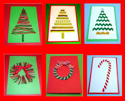 6 Easy Fun Homemade Christmas Cards From Learning Ideas Grades K 8 Christmas Cards Kids Christmas Card Design Christmas Card Crafts