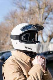 Roeg Peruna Motorcycle Helmet And Goggles Retro Motorcycle Helmets Vintage Motocross Helmet