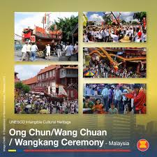 Jun 16, 2021 · elements on the lists of intangible cultural heritage. Asean On Twitter Dyk Ong Chun Ceremony Practiced By The Chinese Communities In Malaysia Is Inscribed As A Unesco Intangible Cultural Heritage Also Known As Wang Chuan Wangkang The Rituals And Related Practices