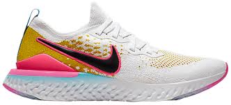 Nike epic react flyknit in pastel pink. Epic React Flyknit 2 White Black Pink Blast Nike Ci7583 100 Goat