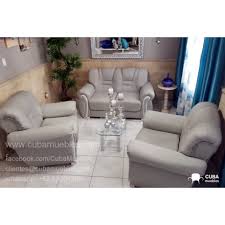 En este caso, además de los muebles del comedor, integrarás un rincón con un sofá y un mueble para la televisión. Juego De Sala Brasileno Moderno En Gris