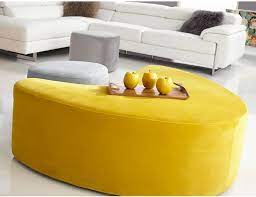 Round pouf yellow, yellow floor pouf, round ottoman pouf, round floor pillow, round floor cushion, yellow foot stool, round stool,pouf stool. Bellini Modern Living Carmen B Yel Bellini Modern Living Carmen Stool Large Yellow Carmen B Yel