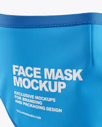 Download Face Mask Face Shield Mockup In Apparel Mockups On Yellow Images Object Mockups