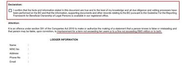The information in this document is provided as a guide only and is not professional advice, including. 10 Things On The New Beneficial Ownership Reporting In Malaysia