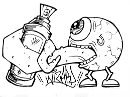 Another graffiti coloring book of room signs #2651741. Sketchbook Graffiti Characters Part 1 Coloring Book Art Graffiti Characters Graffiti Doodles