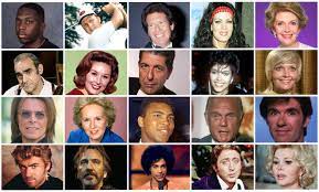 Factors considered while choosing a name often include origin, meaning, personal preferences, and what or who the moniker brings to mind. Celebrity Deaths In 2016 Some Of The Many Famous Figures We Lost This Year