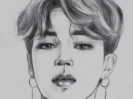 Al parecer, en corea del sur no se equivocan cuando lo reconocen como el pequeño brad pitt y esto es gracias a. Jimin Drawing Version Play Jigsaw Puzzle For Free At Puzzle Factory