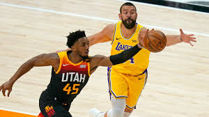 Utah jazz, salt lake city, ut. Are The Utah Jazz A Real Threat To The Los Angeles Lakers And La Clippers Abc7 Los Angeles