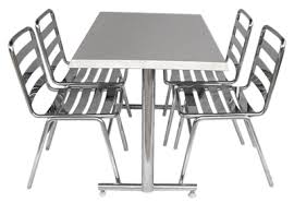 Sure there may be many imitations but none that we've see even come close to the a generously thick tempered glass top with brushed stainless steel pedestal base cut with laser precision sets this table far above par. Stainless Steel Dining Table Buy Stainless Steel Dining Table In Mumbai