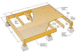 Of course you can modify the height to suit your needs. 9 Free Do It Yourself Deck Plans