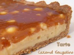 Tarte Caramel Nougatine Les Delices De Capu Recette Tarte Caramel Recettes De Cuisine