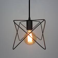 Guaranteed low prices on all modern lighting, furniture and accessories + free shipping on most orders! Geometric Style Black Wrought Iron Modern Minimalist Pendant Light Judy Lighting