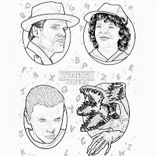 Check spelling or type a new query. Stranger Things Coloring Pages Free Printable Of All Characters