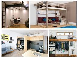 Regardless of how your furniture is set up, your bed is a statement piece. Lofty Loft Beds Tiny Studio Apartment