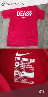 Youth Nike Dri Fit Beast T Shirt Xl Nike Youth Size Xl Dri Fit T Shirt With Beast Graphic Nike Shirts Tops T Clothes Design Dri Fit T Shirts Nike Shirts