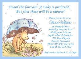 Winnie The Pooh Baby Shower Invitation Template Umbrella Baby Shower Baby Shower Invitations For Boys Baby Bear Baby Shower