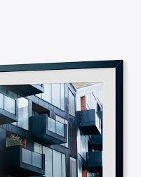 Download Glossy Photo Frame Mockup In Stationery Mockups On Yellow Images Object Mockups PSD Mockup Templates