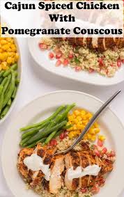 Check spelling or type a new query. Cajun Spiced Chicken With Pomegranate Couscous Neils Healthy Meals