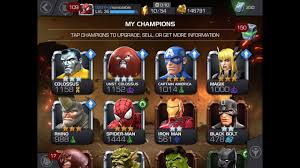 Marvel Contest Of Champions Rank Up Chart Marvel