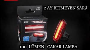 Bisiklet Isigi Cakar Lamba 2 Ay Sarj Lumen Isik Youtube