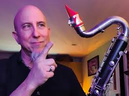 Jesús Nunez plays a Syos saxophone mouthpiece