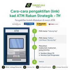 Mesin ini memiliki sejumlah fungsi layanan yang meliputi menarik uang tunai, melakukan. Cara Pautkan Akaun Th Ke Akaun Bank