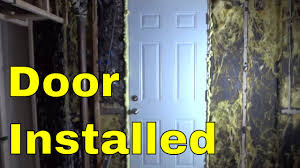 Providing a safe location for your family during times when severe weather is imminent not only protects them but also provides you with peace. Installed An Exterior Door Diy Basement Renovation Youtube