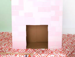 Alors voici une cheminée faite de cartons, grandeur nature !! Comment Faire Une Cheminee En Carton Pour Noel