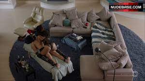 Gina Torres in Sexy Lace Lingerie – Claws (0:41) | NudeBase.com