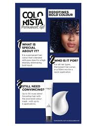 L Oreal Colorista Blue Black Permanent Gel Hair Dye L Oreal Paris In 2020 Dyed Hair Hair Color Hair Gel