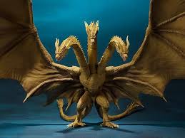 Godzilla King Of The Monsters S H Monsterarts King Ghidorah Pre Order Godzilla Godzilla Figures Walking With Dinosaurs