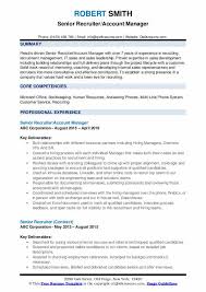 Ats formatted resume template ats resume format example how to … ats friendly resume new ats friendly resume fabulous ats resume … Senior Recruiter Resume Samples Qwikresume