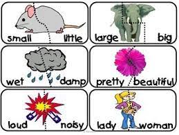Synonym Puzzle Match 30 Matches Flashcards For Kids Synonym Small Groups