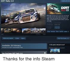 Come in first in five races and this will unlock. Dirt Rally 20 Community Hub Dirs 20 Dirt Rally 20 Dares You To Carve Your Way Through A Selection Of Iconic Rally Locations From Across The Globe In The Most Powerful Off Road