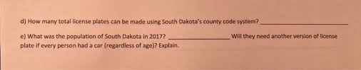 Check spelling or type a new query. Sd License Plates 2 There Is An Old Hack Stand Up Chegg Com