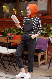 Lamelif Tesettur Spor Siyah Tulum Modelleri Moda Tesettur Giyim Siyah Tulum Moda Tulum