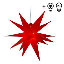 3d Außenstern Kaspar ø 55 Cm Weihnachtsstern Faltstern