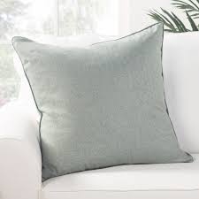 Shop Park Solid Light Blue Poly Throw Pillow 22 Inch Overstock 22426103
