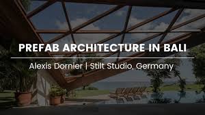Studio wna is a bamboo architecture consultant in bali, indonesia. Prefab Architecture In Bali Alexis Dornier Youtube
