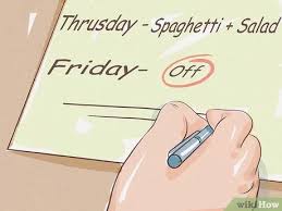 Browse through our gallery of menu templates online and start customizing, using a wide range of design tools, suitable for both the novice and the expert designer alike. How To Plan Dinner Menus For The Family 10 Steps With Pictures