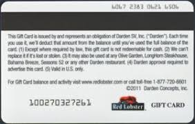 Below we list three possible ways you can try. Gift Card Red Lobster Red Lobster United States Of America Red Lobster Col Us Redlob 001d
