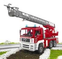 Camion de pompier MAN TGA avec échelle pivotante
