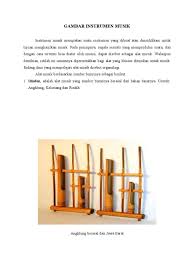 Contohnya kolintang, drum, bongo, kabasa, dan angklung. Gambar Instrumen Musik Idiopon