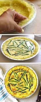 Asparagus Quiche With A Spaghetti Squash Crust Recipe Quiche Recipes Food Recipes Asparagus Quiche