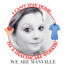 Today we say thank you to our front line, our Manville Alumni who work in  the medical field. We love you. We are praying for you. We salute you. We  are honored