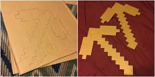 Diy Minecraft Pickaxe Twitchetts Diy Minecraft Minecraft Diy Crafts Minecraft Crafts