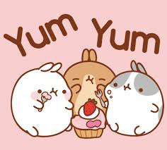 Search, discover and share your favorite food gifs. New Gif On Giphy Molang Cute Love Gif Pusheen Cute