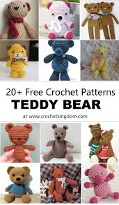 In case you missed the info above about the free. 20 Free Crochet Teddy Bear Patterns Crochet Kingdom