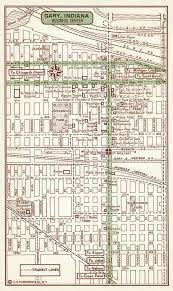 Gary Vintage Map Gary Wall Art Gary Wedding Gift Gary Indiana Map Gary Map Art Gary Map Decor Indiana Map Vintage Map Map Decor