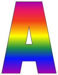 Cut out colorful printable letters. Printable Cut Out Letters